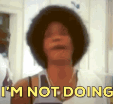Whitney Not Doing This GIF - Whitney Not Doing This Today GIFs