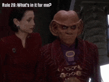 Rule 29 Whats In It For Me GIF - Rule 29 Whats In It For Me Star Trek GIFs