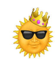 King Sun Sticker - King Sun Smile Stickers