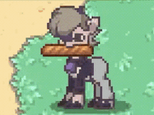 Pony Town Jennu Twerking With A Baguette GIF - Pony Town Jennu Twerking With A Baguette GIFs