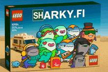 a lego set called sharky.fi with sharks on it