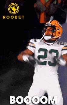 a football player with the number 23 on their jersey