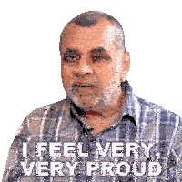 I Feel Very Very Proud Paresh Rawal Sticker - I Feel Very Very Proud Paresh Rawal Pinkvilla Stickers