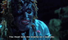 the mighty boosh old gregg love me exactly as i love you love