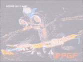a video game screen shows a robot with the words flecket romz and inphw on it
