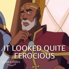 It Looked Quite Ferocious Sovereign Uriel Taldorei GIF - It Looked Quite Ferocious Sovereign Uriel Taldorei The Legend Of Vox Machina GIFs