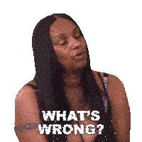 What'S Wrong What'S Going On Jackie Christie Sticker - What'S Wrong What'S Going On Jackie Christie Basketball Wives Stickers