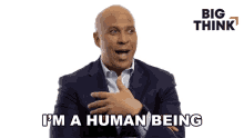 Im A Human Being Im A Person With Feelings GIF - Im A Human Being Im A Person With Feelings Cory Booker GIFs