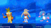 a video game screen shows a monkey a rabbit and a lizard with the words kong is evolving
