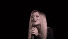 Lara Fabian Singing GIF - Lara Fabian Singing Sad GIFs