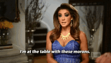 Real Housewives Of Melbourne Im At The Table With These Morons GIF - Real Housewives Of Melbourne Im At The Table With These Morons Insult GIFs