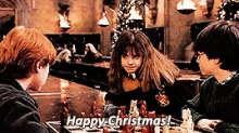 Harry Potter Merry Christmas GIF - Harry Potter Merry Christmas Xmas GIFs