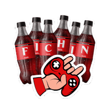 Fichin Coca Cola Sticker - Fichin Coca Cola Juntos Para Algo Mejor Stickers