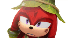 surprised knuckles the echidna sonic prime oh my god what is this