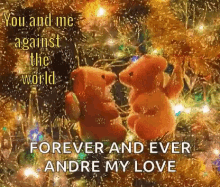 You And Me Against The World Christmas Spirit GIF