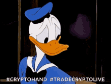 Donald Duck Nope GIF - Donald Duck Nope Hand GIFs