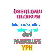 a colorful graphic that says assalamu alaikum and passollee yph