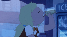 Fionna And Cake Fionna Campbell GIF - Fionna And Cake Fionna Campbell Drinking GIFs