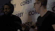 denny corby awkward awkward handshake hand shake
