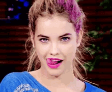 Barbara Palvin Tongue GIF - Barbara Palvin Tongue Lick Lips GIFs