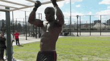 Just In Case You Didn'T Feel Inadequate Today GIF - Strong Monkey Bars Muscle GIFs