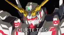 Delete This Delete GIF - Delete This Delete Gundam GIFs