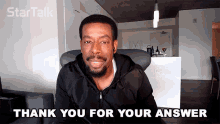 Thank You For Your Answer Chuck Nice GIF - Thank You For Your Answer Chuck Nice Startalk GIFs