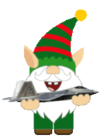 Gnome Holidays Sticker - Gnome Holidays Stickers