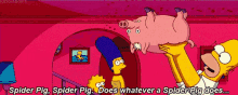 Does Whatever GIF - The Simpsons Homer Simpson Spider Pig GIFs