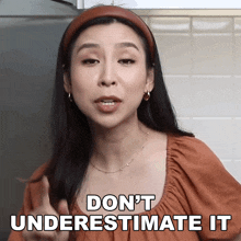 Dont Underestimate It Tina Yong GIF - Dont Underestimate It Tina Yong Dont Belittle It GIFs