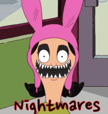 Bobs Burgers Louise GIF - Bobs Burgers Louise Nightmares GIFs