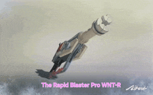 a drawing of a rapid blaster pro wnt-r by ninja
