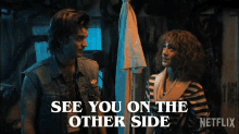 See You On The Other Side Steve Harrington GIF - See You On The Other Side Steve Harrington Nancy Wheeler GIFs