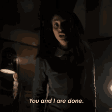 You And I Are Done Madison GIF - You And I Are Done Madison The Twilight Zone GIFs