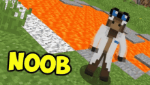 Noob Minecraft GIF