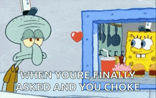 Hearts Choke GIF - Hearts Choke Spongebob GIFs