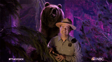 Disturbed By A Bear The Voice GIF - Disturbed By A Bear The Voice Bothered By A Bear GIFs