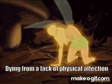 Lack Of Affection Physical Touch GIF - Lack Of Affection Physical Touch Tinkerbell GIFs