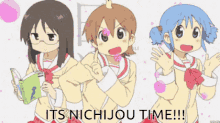 Nichijou Nichijou Time GIF - Nichijou Nichijou Time Its Nichijou Time GIFs