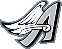 the letter a has wings on it and looks like an angel