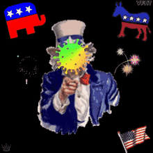 4th Of July Doesnt Matter GIF - 4th Of July Doesnt Matter Red Or Blue GIFs