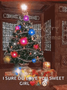 i love you more love you merry christmas christmas tree