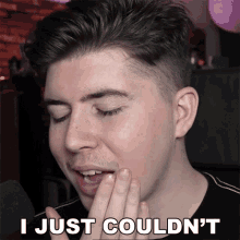I Just Couldnt Kavos GIF - I Just Couldnt Kavos I Couldnt Do It GIFs