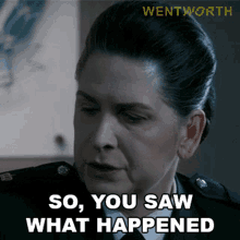 So You Saw What Happened Governor Joan Ferguson GIF - So You Saw What Happened Governor Joan Ferguson S2e3 GIFs