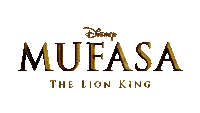 Disney Mufasa The Lion King Movie Title Sticker
