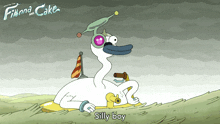 Silly Boy Pawn Swan GIF - Silly Boy Pawn Swan Adventure Time Fionna And Cake GIFs