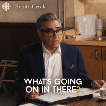 whats going on in there johnny johnny rose eugene levy schitts creek