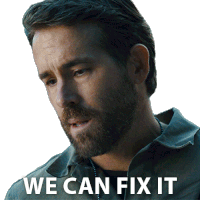 We Can Fix It Adam Sticker - We Can Fix It Adam Ryan Reynolds Stickers