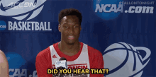 College Basketball Did You Hear That GIF - College Basketball Did You Hear That You Hear It GIFs