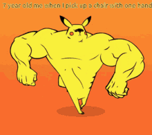 Strong Pikachu GIF